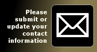 Please make sure your contact information is up to daterev